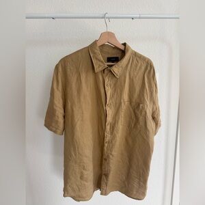 Vince Linen SS Classic fit Shirt